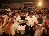Lotus blooms over Congress across states