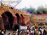Bus falls into river in Maharashtra, 37 killed