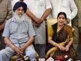 Punjabis trapped in Iraq: Parkash Singh Badal to meet Sushma Swaraj again