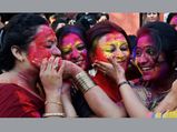 People throng streets to celebrate Holi in Punjab, Haryana