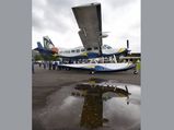 Goa govt conducts seaplane landing trial amid fishermen's protest