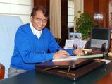 Suresh Prabhu joins hundreds who perform yoga in Kerala