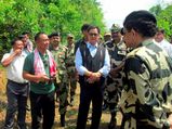 Darjeeling landslide relief work on; CM, Rijiju visit area