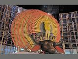 Gateway to puja pandal collapses due to strong winds in West Bengal