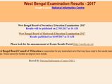 WBBSE 10th result 2017 declared, check here now