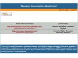 Manipur 10th result 2017 declared, how to check