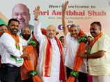 Amit Shah's public meet at Goa airport draws controversy