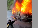 TMC office, bus ticket counter set on fire in Kalimpong, West Bengal