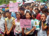 GJM activists distribute vegetables to residents to beat food crisis in Darjeeling