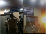 Bengaluru: Pro Kannada activists continues to blacken Hindi words in Bengaluru Metro
