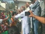 A 'garland of shoes' welcome for BJP candidate in Madhya Pradesh