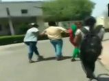 Watch girl students beating up professor for allegedly sending obscene messages in Patiala, Punjab