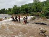 Four people go missing after car falls into river in Ratnagiri district