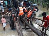 Kerala flood: Army constructs 35 feet long footbridge