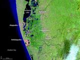 NASA releases images of before and after Kerala flood