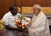 Karnataka delegation led by CM meets Modi and seeks relief