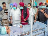 Amritsar tragedy: Amarinder visits injured, orders immediate release of Rs. 3 Cr