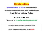 Kerala Lottery Results today: Check for Karunya Plus KN-367 lottery result
