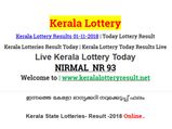 Kerala Lottery Result Today: Nirmal NR-93 LIVE Now