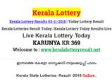 Kerala Lottery Result Today: Karunya KR-369 LIVE now