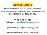 Kerala Lottery Result Today: WIN WIN Lottery W-486 Results Today LIVE now