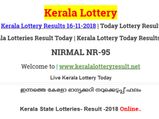 Kerala Lottery Result Today: NIRMAL NR-95 Today Lottery results LIVE now