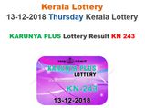 Kerala Lottery Result Today: Karunya Plus KN-243 Today Lottery Results LIVE now