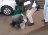 No power to run pump, farmer falls at officials feet in Madhya Pradesh