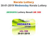 Kerala Lottery Result Today: Akshaya AK-380 Today Lottery result LIVE now