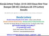 Kerala Lottery Result Today: Akshaya AK-379 Today Lottery Result, check now