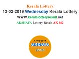 Kerala Lottery Result Today: Akshaya AK-382 Today Lottery results LIVE now