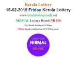 Kerala Lottery Result Today: Nirmal NR-108 Today Lottery result LIVE now