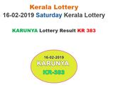 Kerala Lottery Result Today: Karunya KR-383 Today Lottery results LIVE now