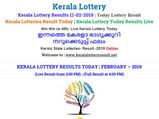 Kerala Lottery Result Today: Win Win W-499 Today Lottery results LIVE now