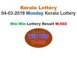 Kerala Lottery Result Today: Win Win W-502 today lottery results LIVE now
