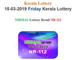 Kerala Lottery Result Today: Nirmal NR-112 Today Lottery Result LIVE, now