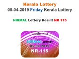 Kerala Today Lottery Results: Nirmal NR-115 Today Lottery results, Winning numbers