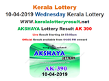 Kerala Today Lottery Results: Akshaya AK-390 Today Lottery results live, Winning numbers