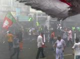 TMC- BJP fracas, BJP workers holding march in Kolkata lathi-charged
