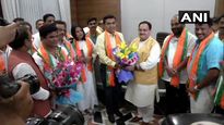 Goa: 10 MLAs who left Congress officially join BJP in presence of Nadda, Sawant