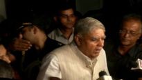 WB Guv visits ailing JU Vice Chancellor in hospital post heckling incident of Babul Supriyo