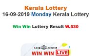 Kerala Lottery Today Win Win W-530 result LIVE, now