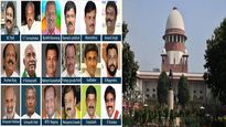SC upholds disqualification of Karnataka MLAs, but allows them to contest by-polls