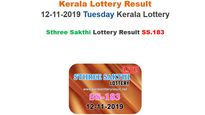 Kerala State Lottery Result: Sthree Sakthi SS-183 prize money LIVE, now