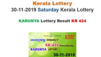Kerala State Lottery Today Result: Karunya KR-424 lottery result