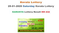 Kerala Lottery Karunya KR-432 today lottery result LIVE