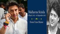 On Madhavrao Scindia's birth anniversary, son creates trouble to congress his father once fought for