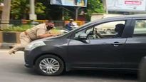 Punjab: Cop dragged on car bonnet in Jalandhar