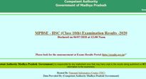 MP Board Class 12 result 2020 declared