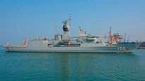 Australian HMAS Ballarat make port call in Goa